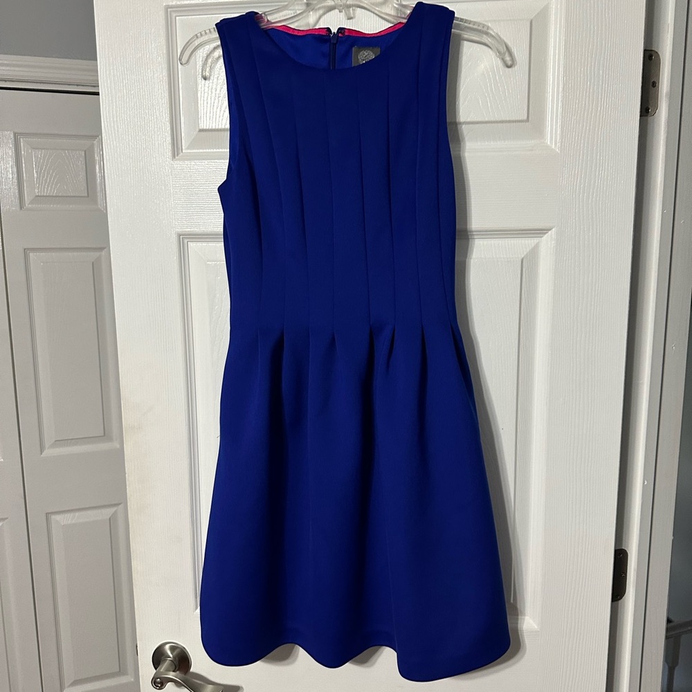 Vince Camuto Royal Blue Midi Dress